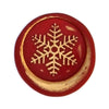 Bortoletti Symbol wax seal in natural wax with intricate embossed design for sealing documents and letters.