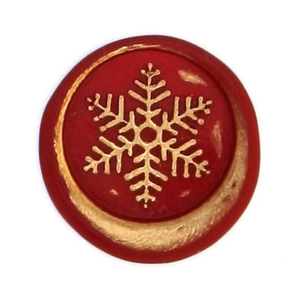 Bortoletti Symbol wax seal in natural wax with intricate embossed design for sealing documents and letters.