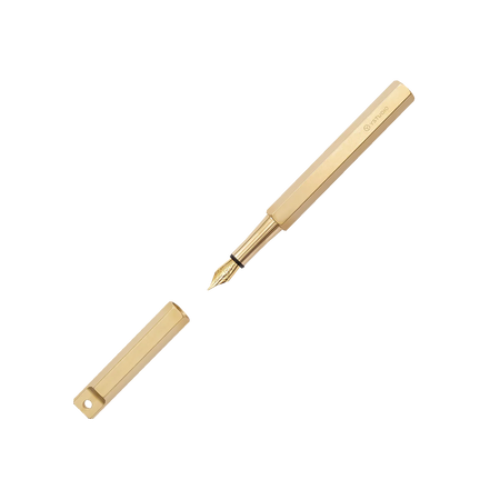 Y Studio Classic portable fountain pen with sleek design and silver finish, displayed on a neutral background.