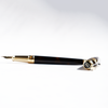 S.T. Dupont Line D Vitruvian Man limited edition fountain pen with detailed design and sleek finish.