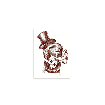 Alexa Pulitzer Sazerac gift tags featuring elegant design, perfect for labeling and gift wrapping.