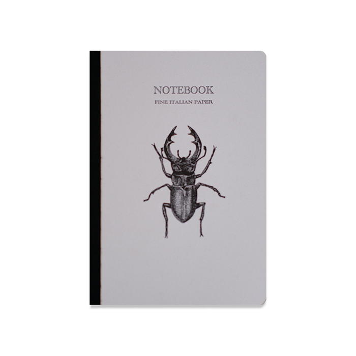 Rossi Beetle journal with soft cover featuring a detailed scorpion illustration on the front.