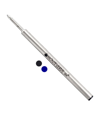 Monteverde Cross Monteverde Soft Roll ballpoint pen refill showing the ink tip and packaging details.