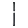 Sheaffer Legacy Chevron black matte fountain pen with gold accents, showcasing its sleek design and elegant craftsmanship.