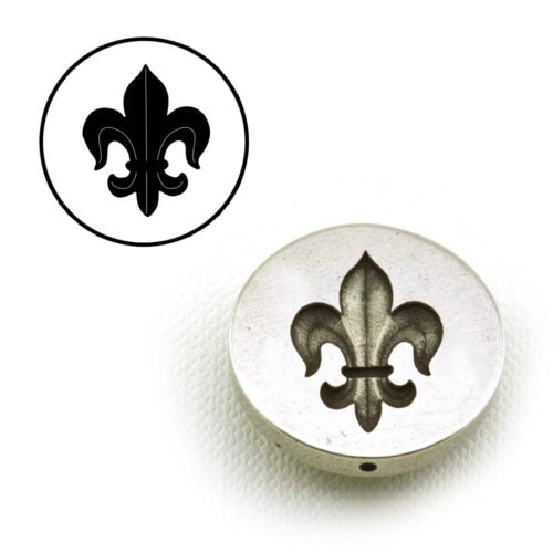 Bortoletti Symbol wax seal with intricate design, made of wax, used for sealing letters or documents.