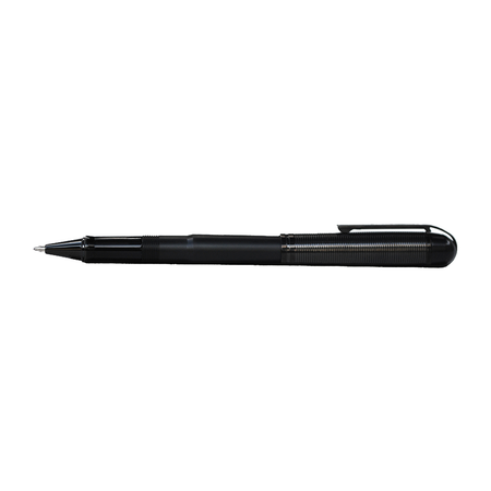 Wahl-Eversharp Skyline rollerball pen with aviator black trim, sleek black body, and gold accents for a sophisticated look.