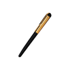 Wahl-Eversharp Skyline rollerball pen with gold trim and black body, sleek and elegant writing instrument.