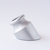 Silver Penwell Classic matte aluminum pen holder with sleek design and sturdy base, suitable for desk organization.