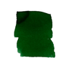 Green fountain pen ink in a bottle from Anderillium's Spirula Green collection, showcasing vibrant ink color and packaging.