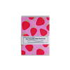Giftsland strawberry note cards featuring vibrant strawberry illustrations on white paper for handwritten messages.