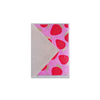 Giftsland strawberry note cards featuring fresh strawberry illustrations on a white background for writing notes or messages.