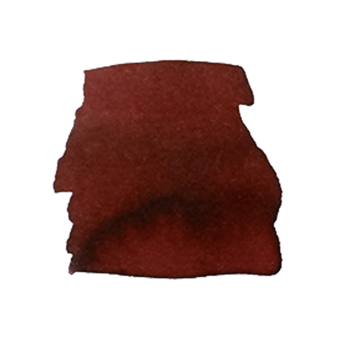 Anderillium Tolype Moth Warm fountain pen ink bottle with a vibrant amber-colored ink inside.