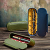 Esterbrook Pen Nooks pen cases with space for one or two pens, featuring sleek, compact design for stylish storage.