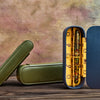 Esterbrook Pen Nooks pen cases holding one or two pens with a sleek, compact design and soft interior padding.