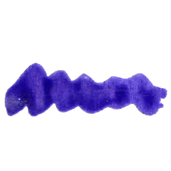 Violet bottled calligraphy ink from Papier Plume showing a glass bottle with vibrant violet ink for artistic writing.