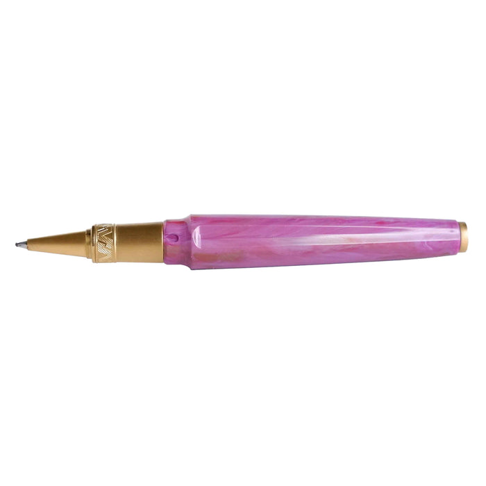 Visconti Mirage Mythos Aphrodite rollerball pen featuring a sleek design and vibrant colors, perfect for writing and collection.