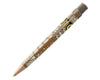 Retro 51 Tornado Rescue owl-themed ballpoint pen with detailed rescue owl illustration on ink barrel.