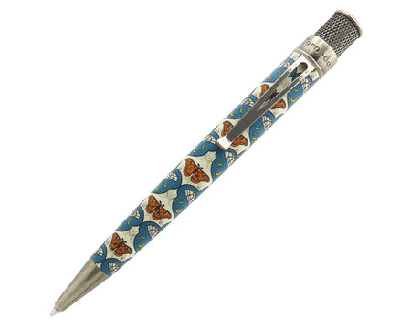 Retro 51 Tornado Rescue Bat Rescue rollerball pen featuring a detailed bat rescue design on the barrel.