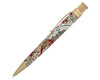 Retro 51 Beauty and The Beast Tornado rollerball pen with intricate literary-themed design on black background.