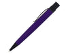 Retro 51 Tornado Stealth Lacquer rollerball pen in midnight purple with sleek black finish and smooth metal clip.
