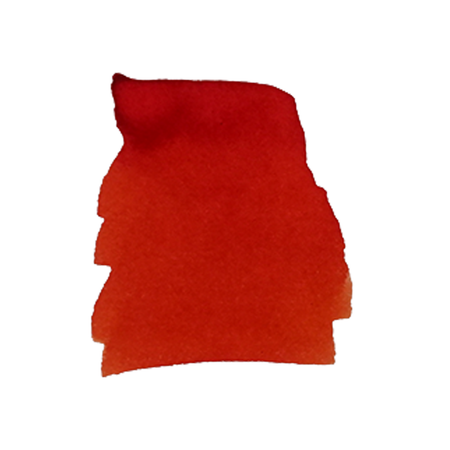 Anderillium Viceroy Butterfly Orange fountain pen ink bottle with vibrant orange ink visible in the glass container.