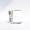 Bottle of Cathay Verdant Courtyard fountain pen ink with vibrant green liquid and elegant packaging.