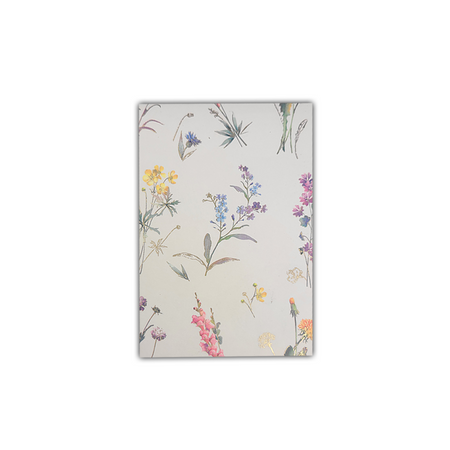 Kartos Wildflowers Memo Pad featuring colorful floral designs on white paper pages for notes and reminders.