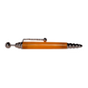 Jean-Pierre Lepine Zig Zag Mango ballpoint pen with orange and black zigzag design on a sleek body.