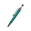 Jean-Pierre Lepine Zig Zag Ballpoint Pen in blue-green with a patterned zigzag design on the body.