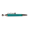 Blue-green Jean-Pierre Lepine Zig Zag ballpoint pen with intricate zigzag design on a sleek metal body.