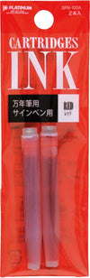Luxury Brands of America Platinum Preppy ink cartridge for pens, shown in a close-up image.