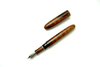 Alexandre Duboc Arcade Bois d'Amourette fountain pen with gold nib and wooden body, classic design for writing elegance.