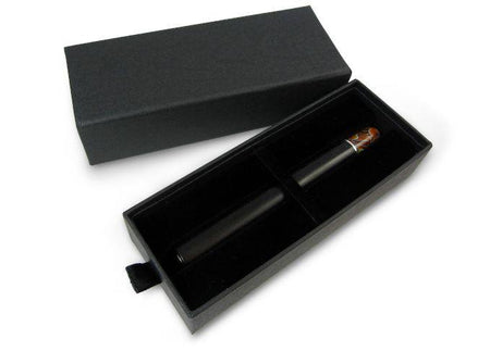Alexandre Duboc La Flèche limited edition fountain pen with extra-fine nib, sleek black design and gold accents.