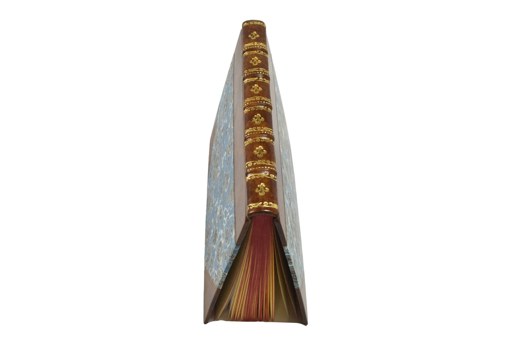 Anima Sola Fine Books classic mid-19th century English sketchbook journal with aged paper and vintage cover design.