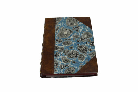 Anima Sola Fine Books classic mid-19th century English sketchbook journal with aged paper and vintage cover design.
