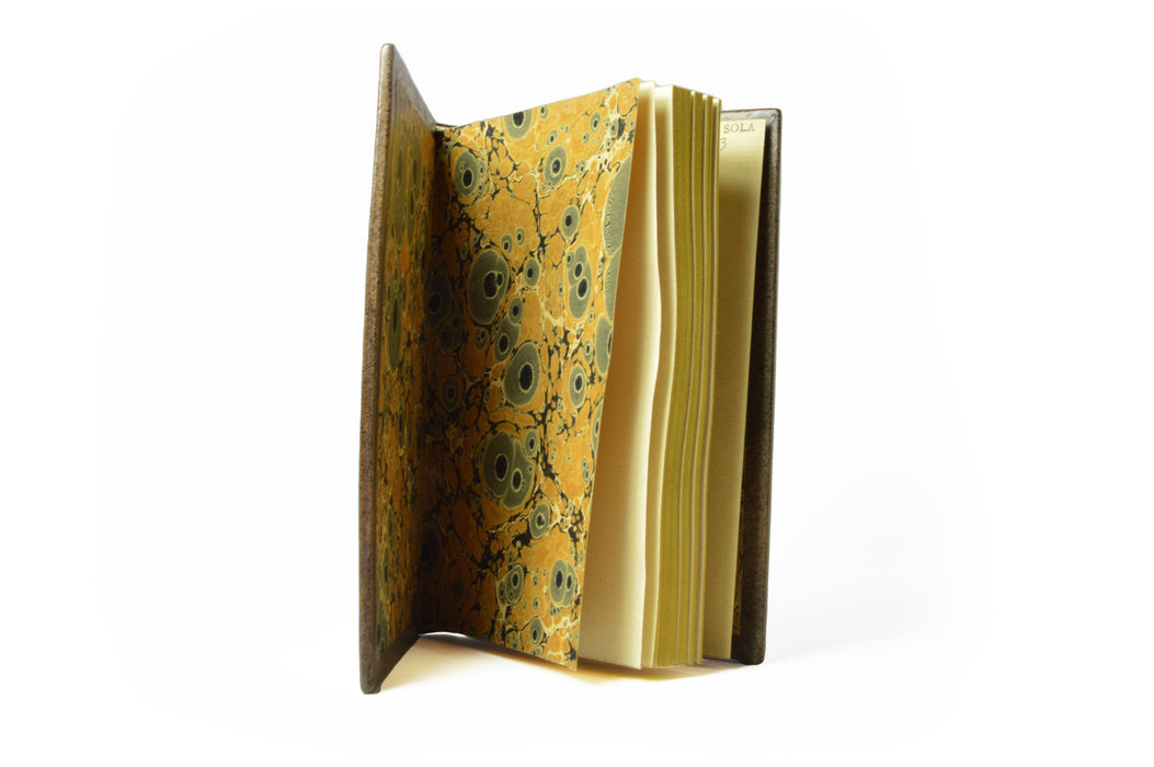 Anima Sola Fine Books Dutch early 17th-century journal with aged paper and handwritten entries, showcasing historical manuscript details.