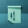 Aquamarine Nahvalur Original PLUS fountain pen with smooth ink flow and elegant design, perfect for writing enthusiasts.