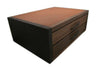 Gray Atelier De La Foret 22 Pen Box, a stylish storage case for pens and writing instruments, with a sleek design.