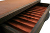 Atelier De La Foret grey 22-pen box with a sleek design, perfect for organizing and storing writing instruments.