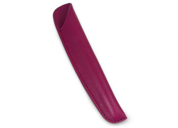 Black Atelier de la Foret Tulip Pen Sleeve, slim 1.2cm pen case in various colors, designed for elegant storage of pens and pencils.