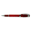 Cleo Skribent Aura red rollerball fountain pen with sleek design and shiny red finish.