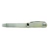Cleo Skribent Aura rollerball pen with mother of pearl finish, elegant fountain pen design with gold accents and sleek body.