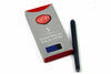 Black Aurora fountain pen ink cartridge, compatible with Aurora fountain pens, designed for smooth, consistent ink flow.