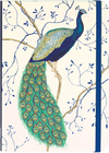 Peacock Journal by Peter Pauper Press featuring a colorful peacock illustration on a hardcover notebook.