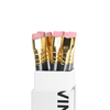 Blackwing Pencils 602 set featuring sleek black wood and silver ferrules with erasers, ideal for writing and sketching.