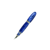 Blue Jean-Pierre Lepine Atila fountain pen with a sleek design and silver accents, featuring a smooth ink nib.