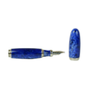 Blue Jean-Pierre Lepine Atila fountain pen with a sleek design and smooth ink nib, perfect for writing and elegant stationery.