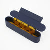 Blue Esterbrook Pen Nooks single pen case, compact and stylish for storing and protecting one or two pens.