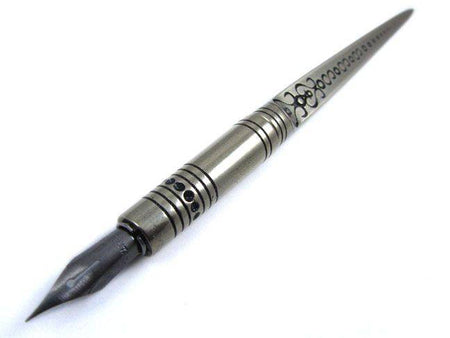 Bortoletti calligraphy pen and letter opener in a elegant writing set, featuring a classic design and polished finish.