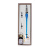 Bortoletti entwined Murano glass dipping pen set with vibrant alexandrite-colored glass tips and elegant design.